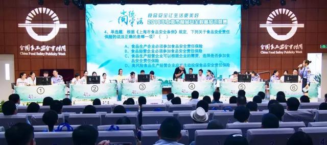 上海市食品安全科普知识竞赛决赛在嘉定举行
